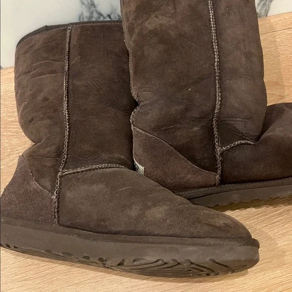 UGG Chocolate Brown Tall Boots - Picture 3 of 5